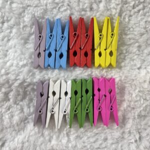 Wooden Clips (Colourful)