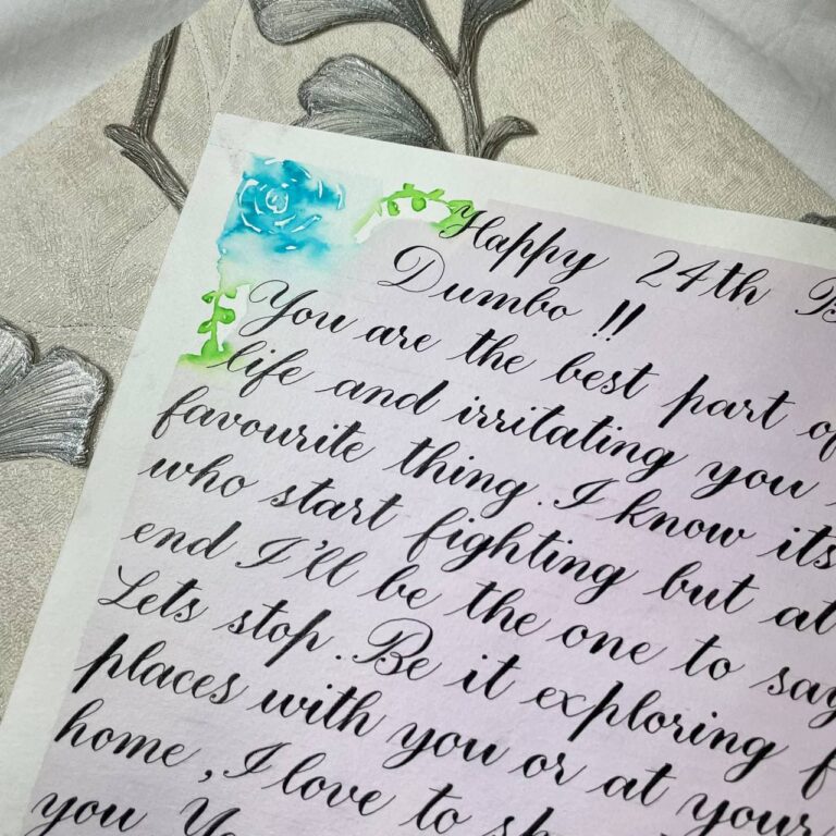 handwritten letters by calligraphystylez