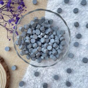 Wax Seal Beads (Grey) [50 BEADS]