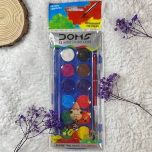 DOMS Water Color Cakes 12 Shades (23 mm)