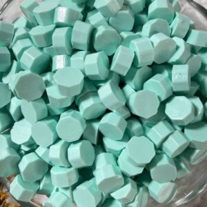 Wax Seal Beads (Turquoise) [50 BEADS]