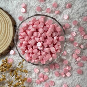 Wax Seal Beads (Metallic Pink) [50 BEADS]