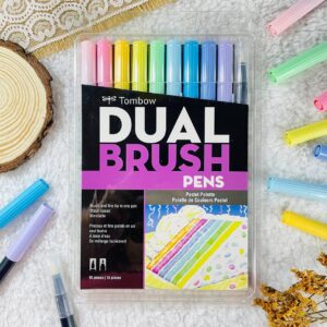 Tombow Dual Brush Pen Set(Pastel)