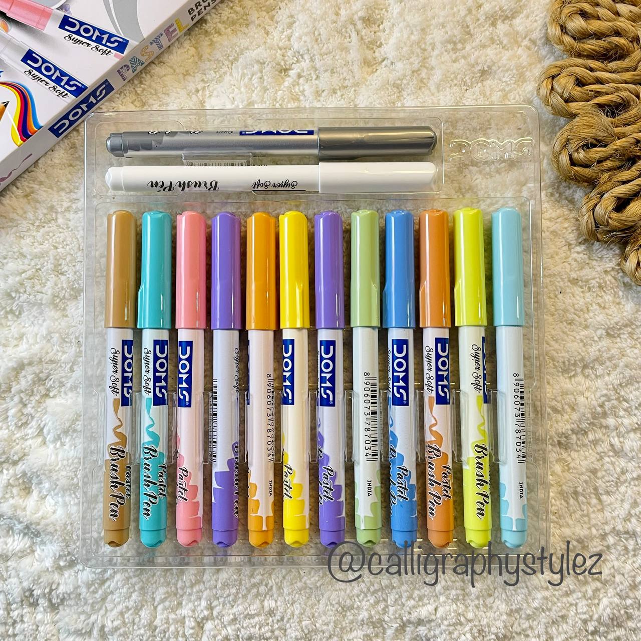 Brush Pen - Pastel, DOMS, 14 Shades