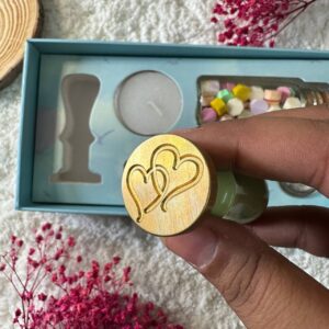 Wax Seal Stamp Kit (Two Hearts)